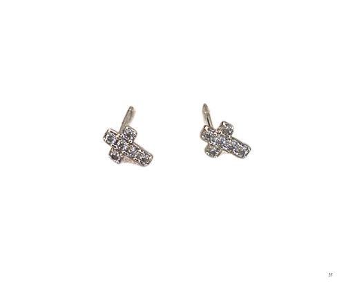 Aretes de cruz