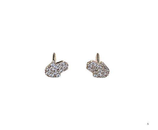 Aretes Hamsa con zirconia