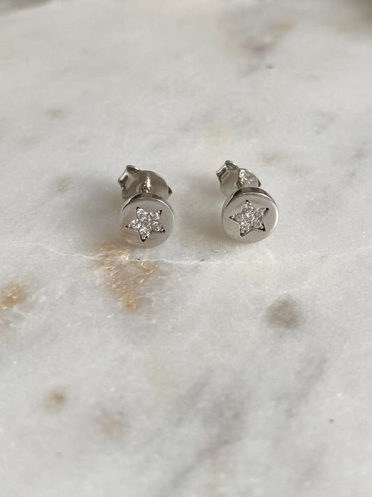 Aretes de estrella shine