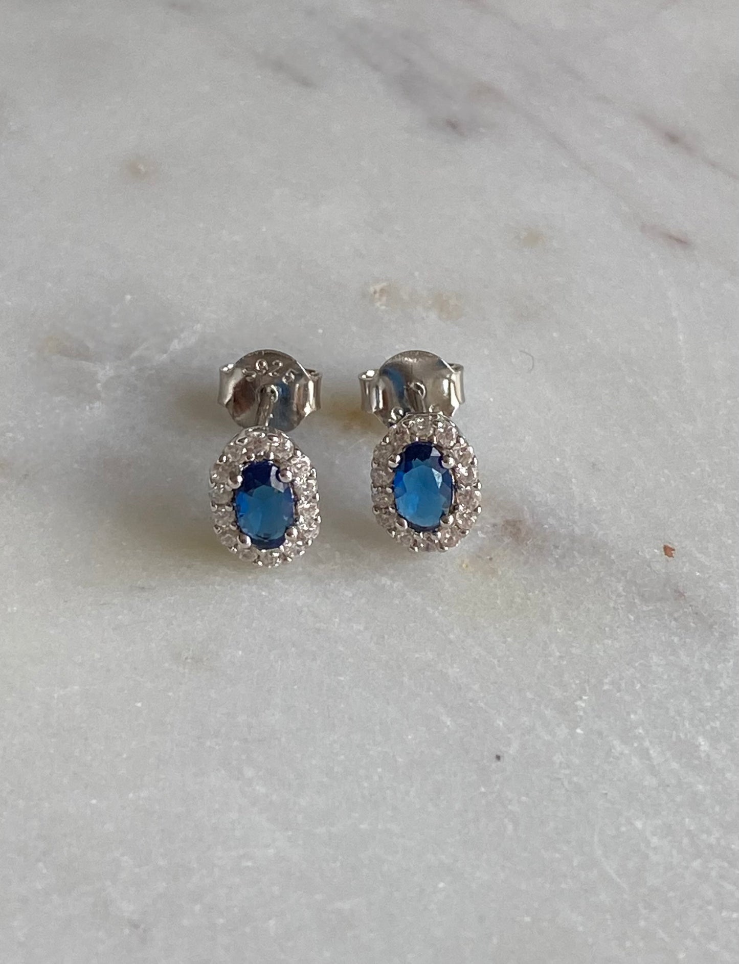 Aretes mini blue