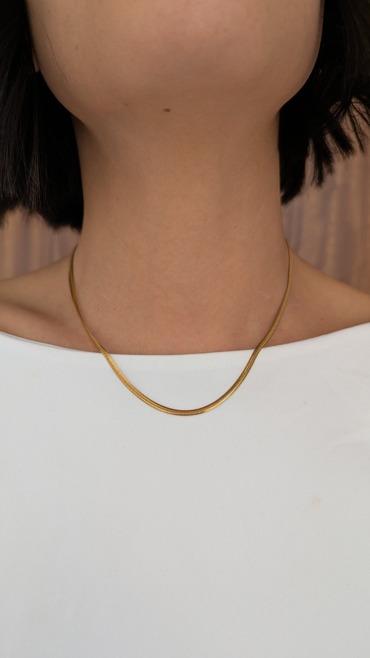 Cadena para espalda lisa