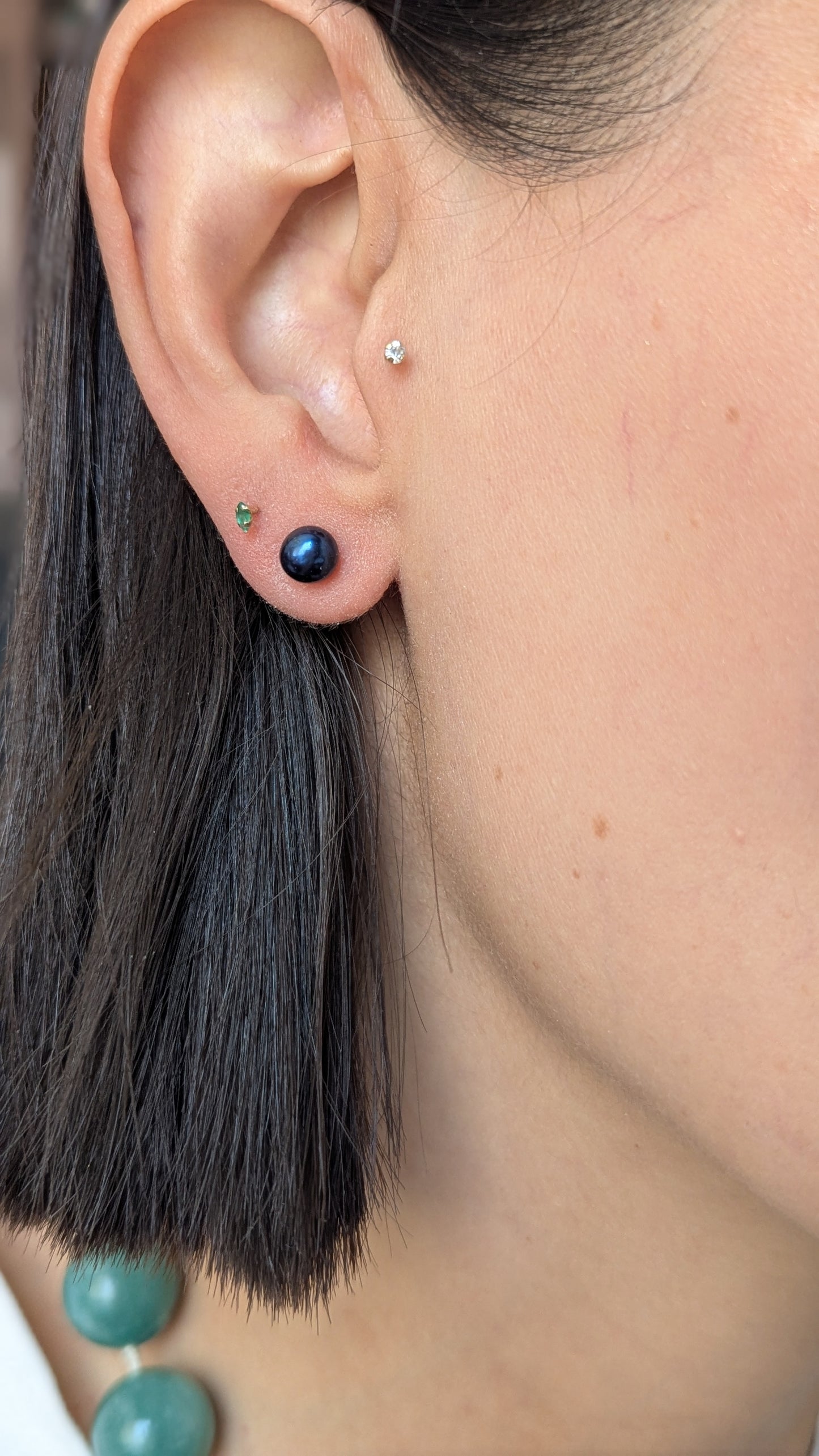Aretes de perla