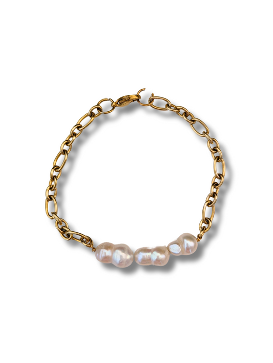 Pulsera tres perlas