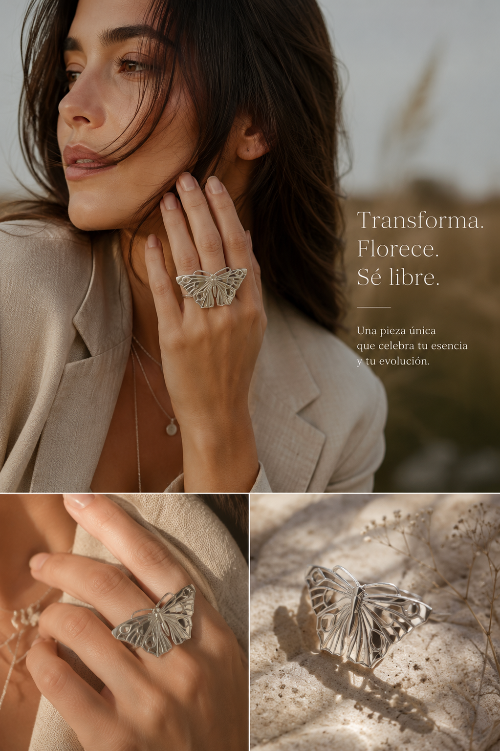 Papillon nocturne ring