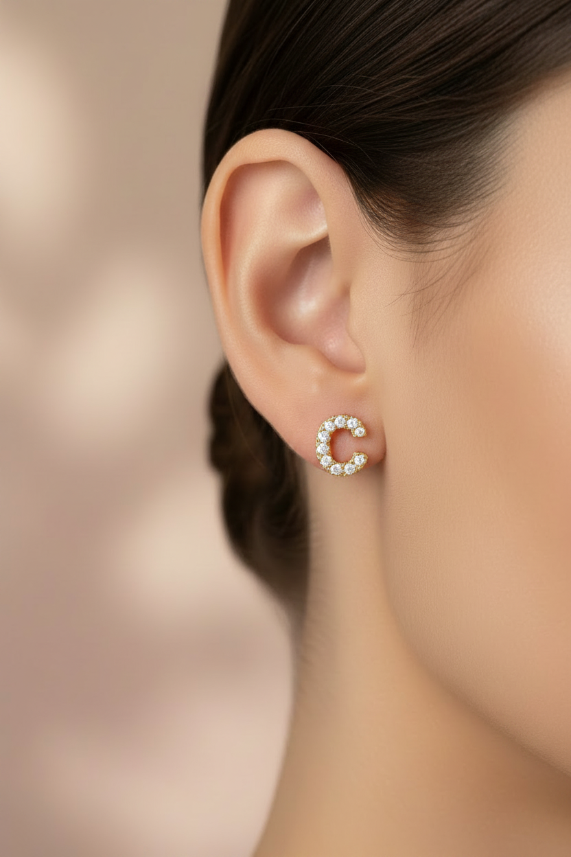 Aretes inicial Oro 14kt
