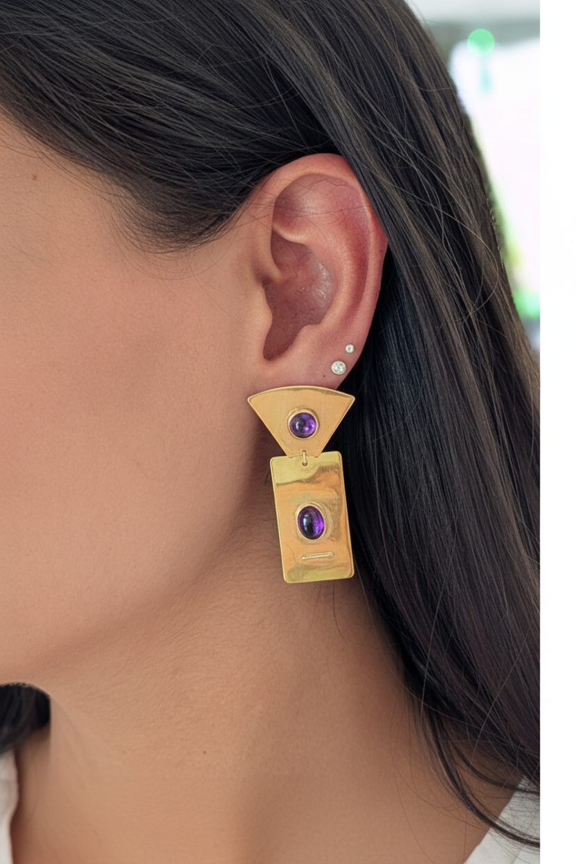 Eclipse real earrings