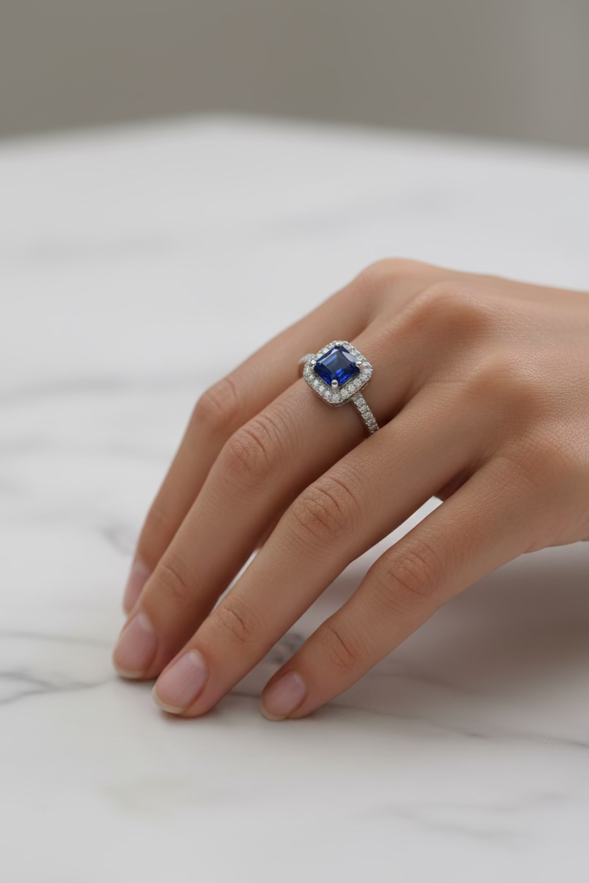 Royal blue princess Ring