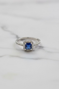 Royal blue princess Ring
