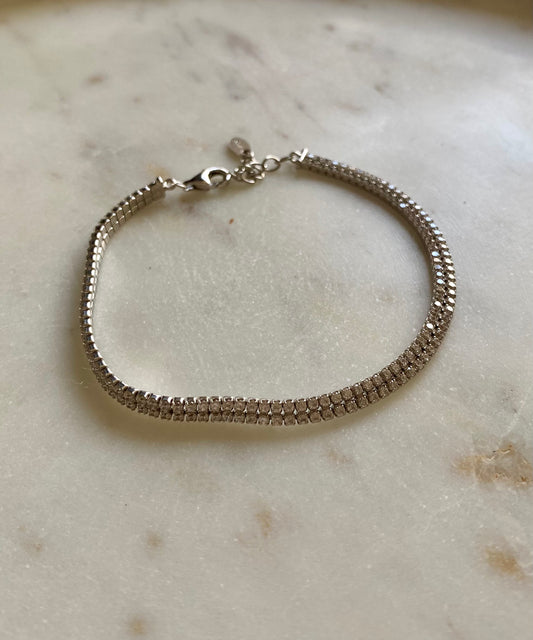 Tennis bracelet doble