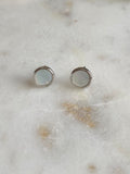 Aretes con centro de madre perla