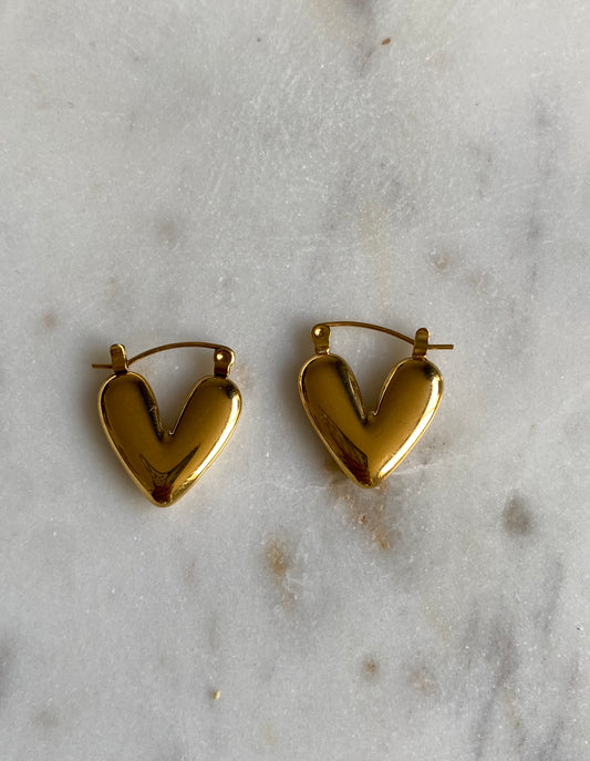 Arracadas corazón