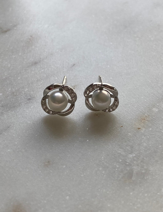 Aretes  perla