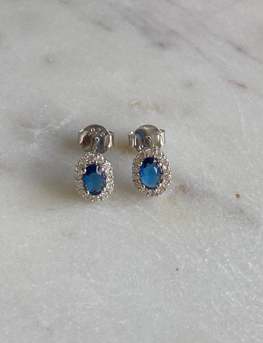 Aretes mini blue