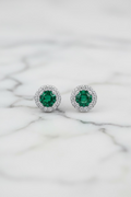 Aura vert studs