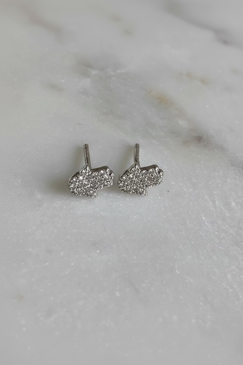 Hamsa studs
