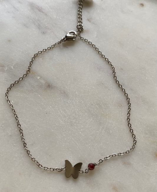 Tobillera mariposa