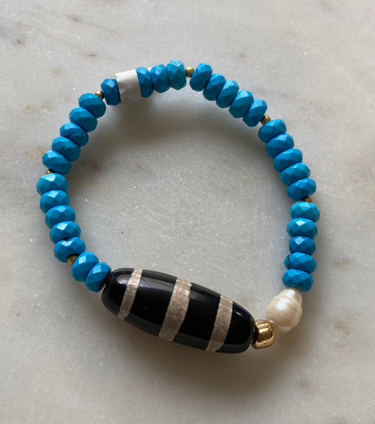 Pulsera piedras  mix
