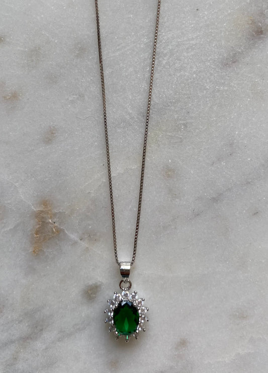 Collar esmeralda dupe