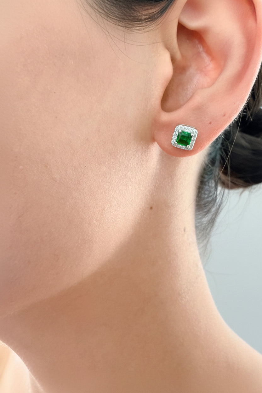 Élan vert studs
