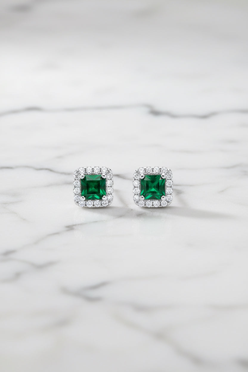 Élan vert studs