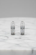 Seraphine hoops Pavé