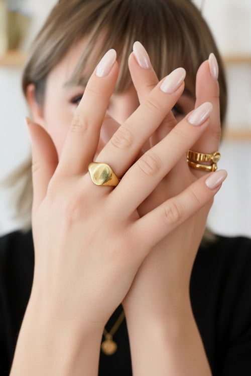 Áurea signet  Ring
