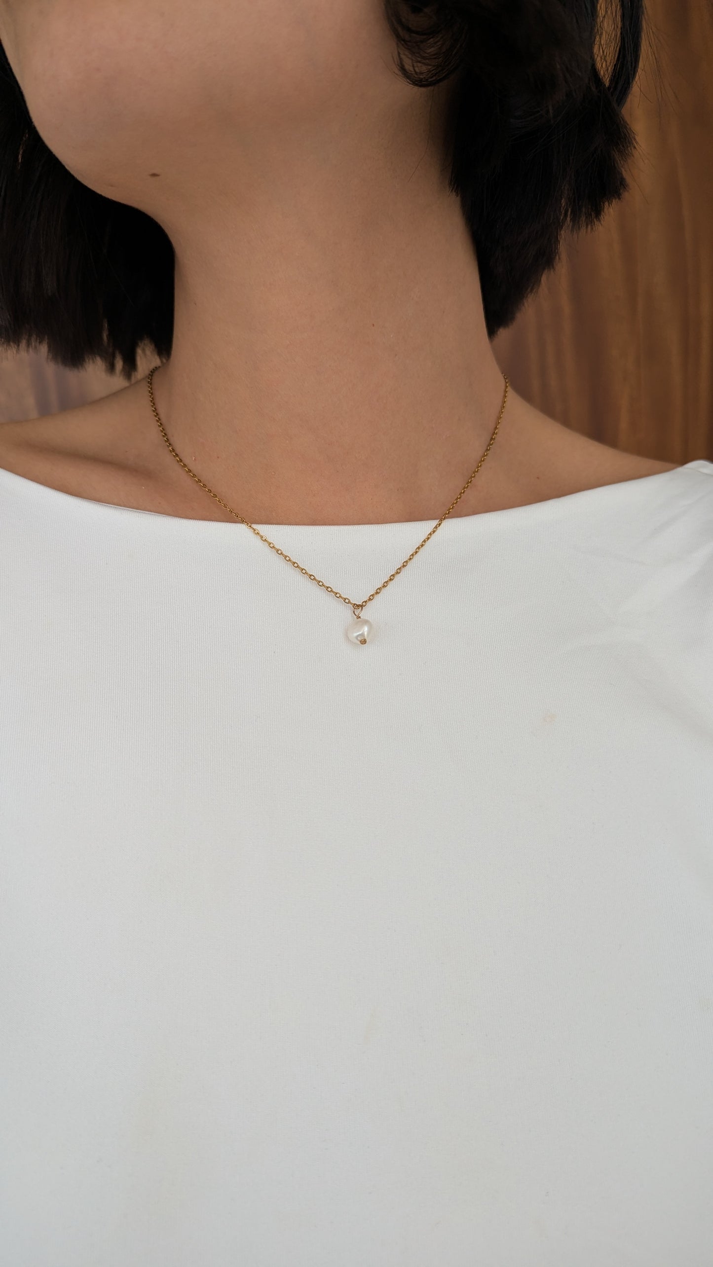 Cadena para espalda con mix de piedras