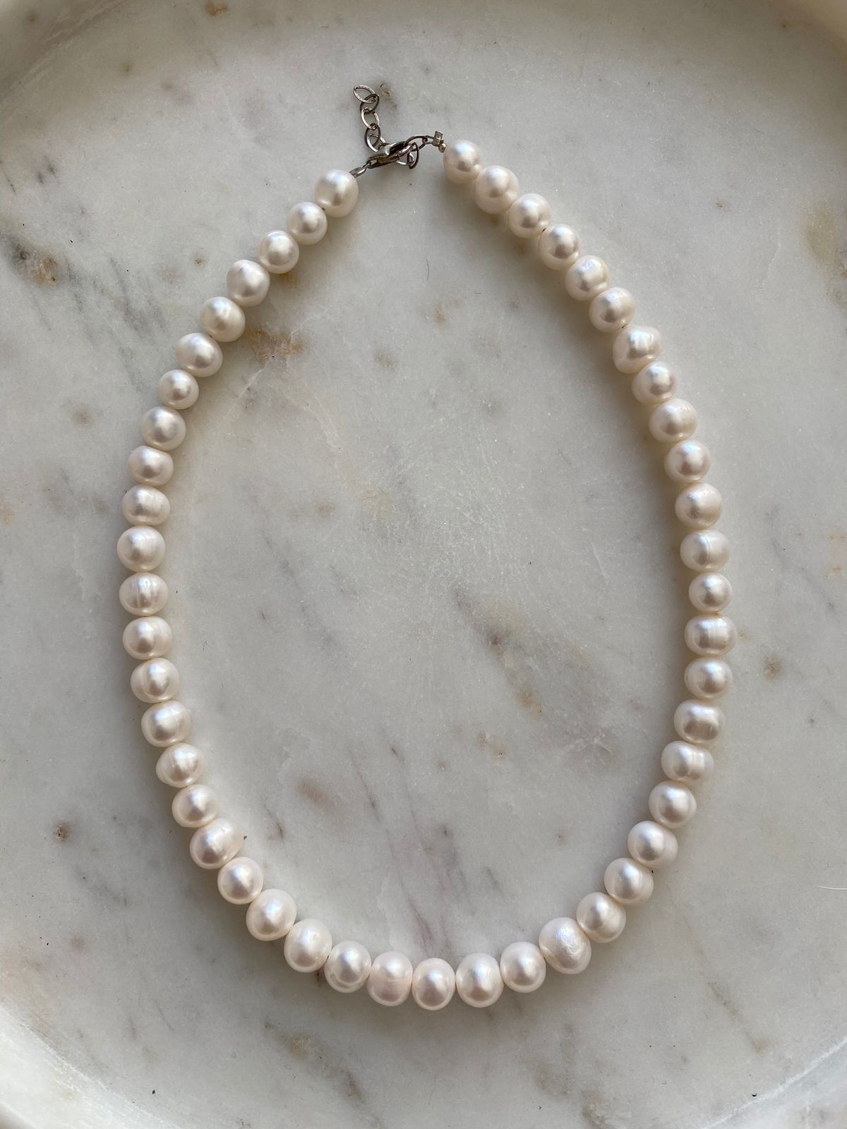 Collar perlas naturales