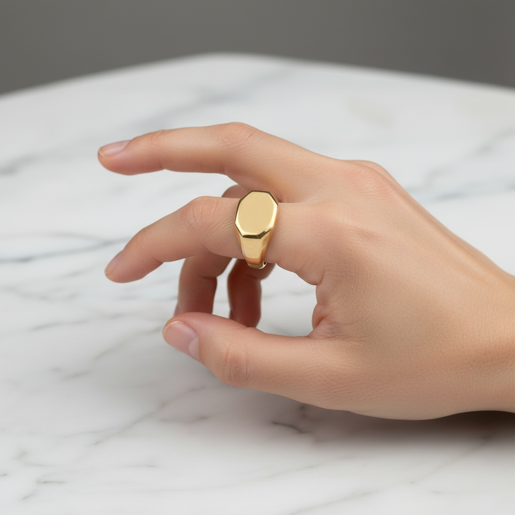 Áurea signet  Ring
