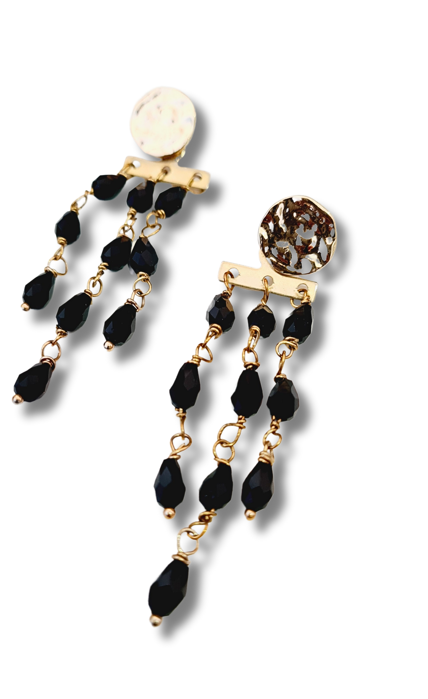 Aretes cascada Noir